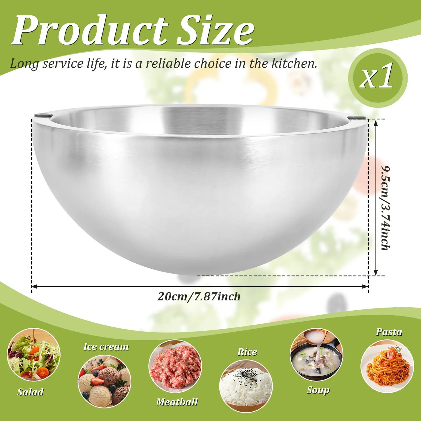 Stainless Steel Cooling Bowl